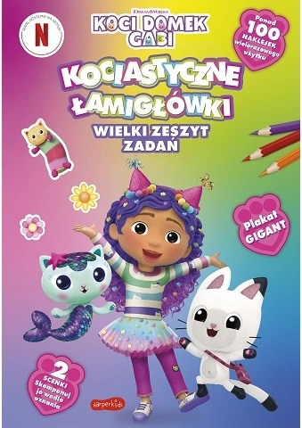 Gabby's Dollhouse – Cat Puzzles, Large Activity Book