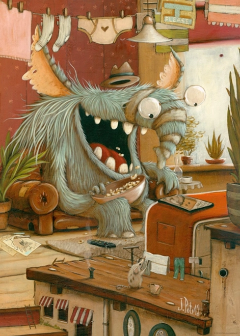 Puzzle HEYE Zozoville: Laundry Day 1000 Pieces