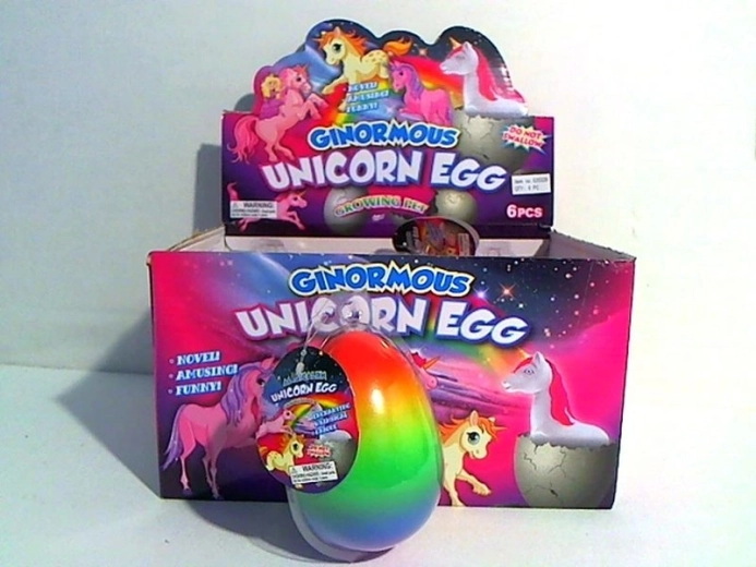 Œuf jumbo surprise licorne 11 cm – 3 variantes