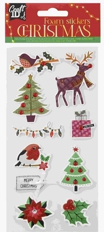 Autocollants en mousse de Noël CCG