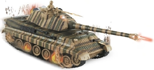 Char King Tiger avec étui
