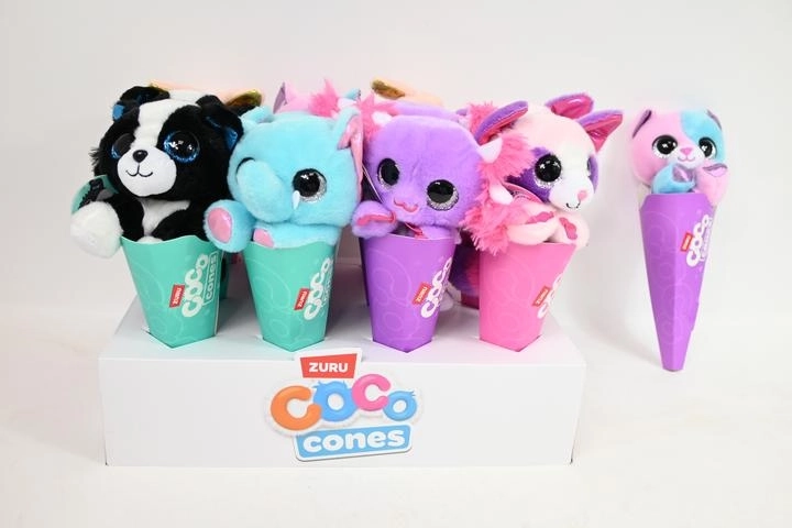 ZURU Coco Cones plush toy animal in a cone
