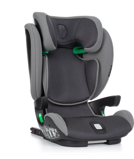 Autostoeltje PETITE&MARS Elite Fix Pro i-Size Grey Air 100–150 cm