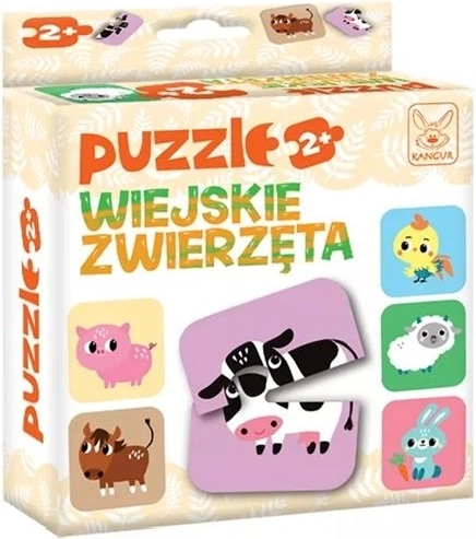 Puzzle animaux de la ferme 2+