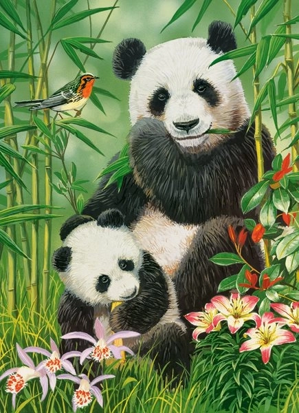 Castorland Puzzle Panda Brunch 300 pieces