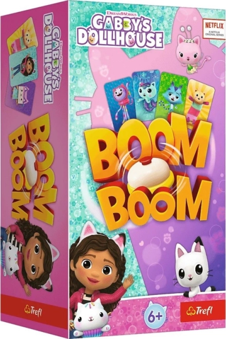 Jeu de société familial Trefl Boom Boom Maison de Chat Gabi