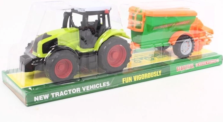 Tractor met landbouwmachine