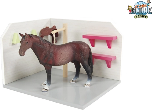Wooden horse wash box 1:24