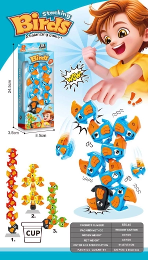 Jeu Tour d’Oiseaux – jeu de société d’adresse pour enfants