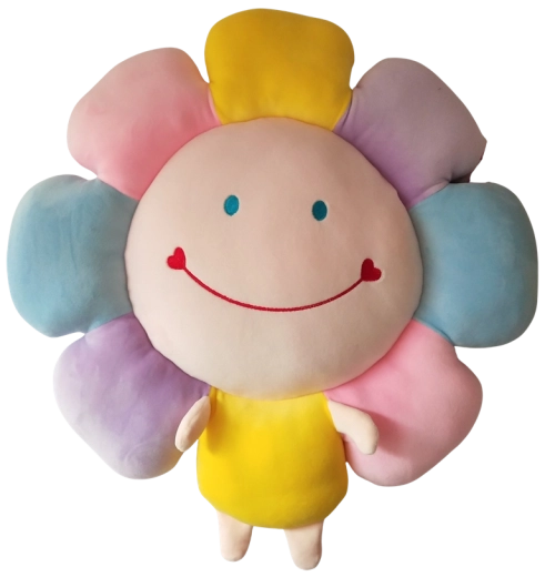 Bloemvormig kussen 38 cm