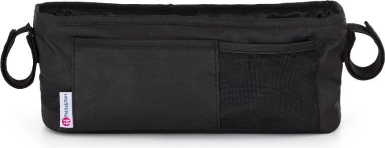 Organizer voor kinderwagen Pocket Absolute Black PETITE&MARS