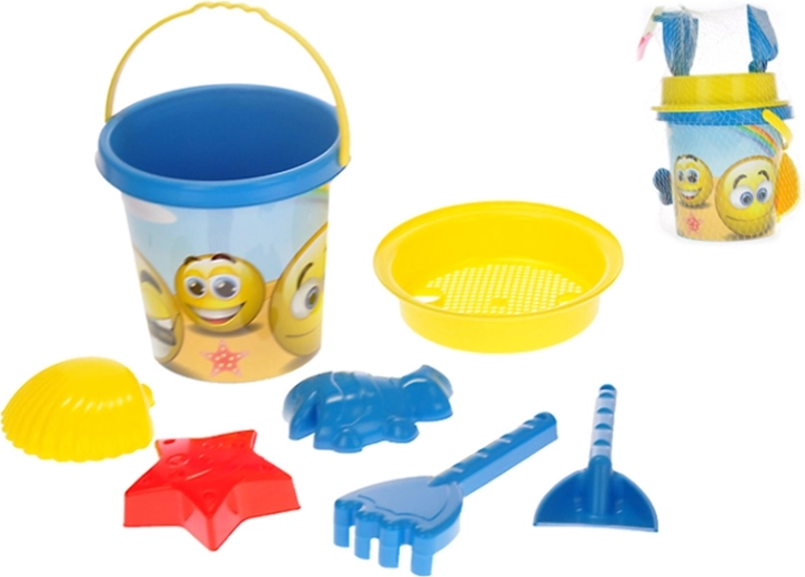 Set de sable Smileys, 7 pièces