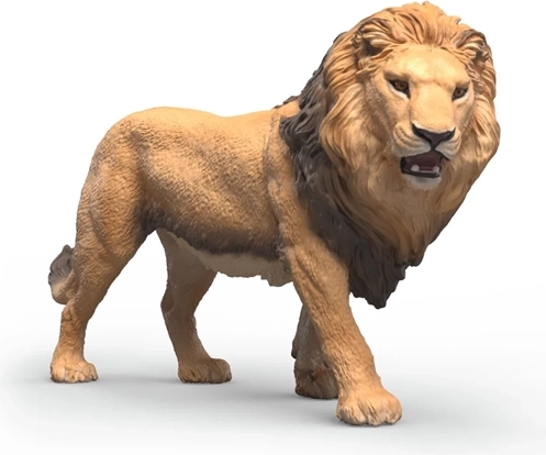 Realistic lion figurine