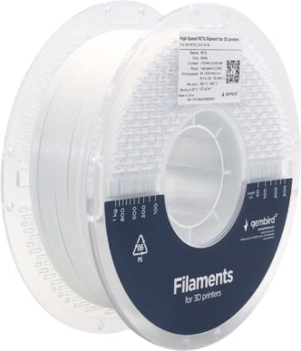 Filament PETG High Speed 1,75 mm, wit, 1 kg