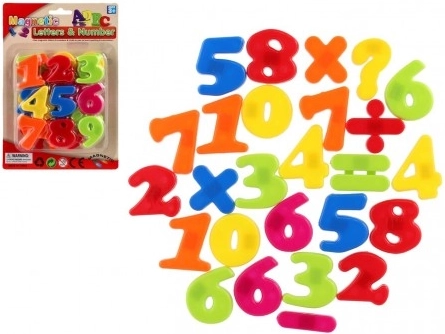 Colorful Magnetic Numbers and Symbols for Children