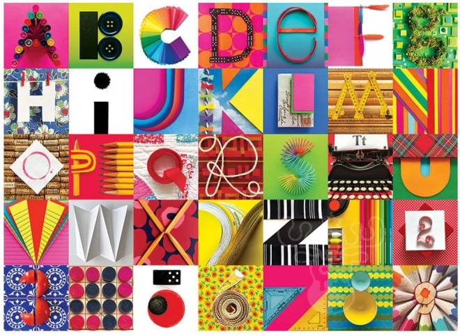 Puzzle Cobble Hill Found Alphabet 1000 pieces