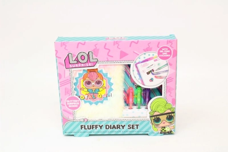 L.O.L. Surprise mini plush diary with pen set