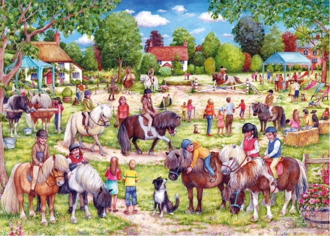 GIBSONS Puzzle Shetland Pony Club 1000 pieces