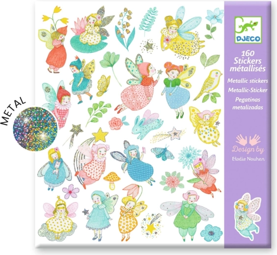 Glitzernde Feen-Aufkleber DJECO