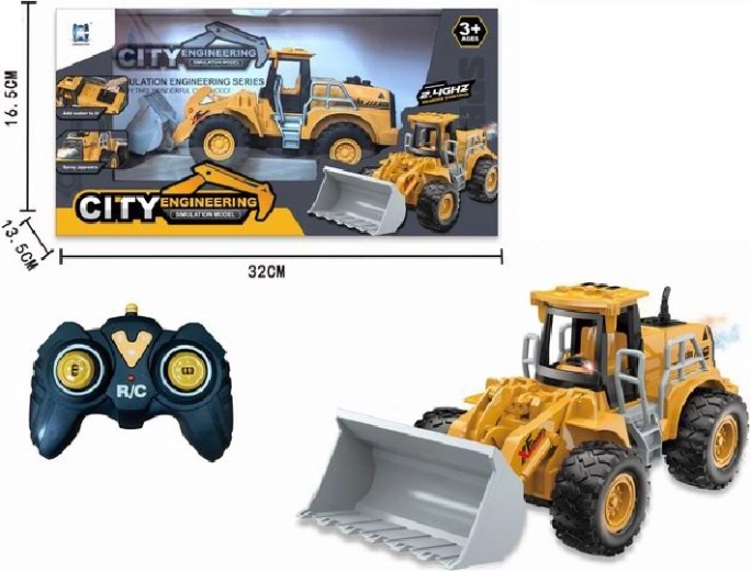 City Engineering Remote-Controlled Loader