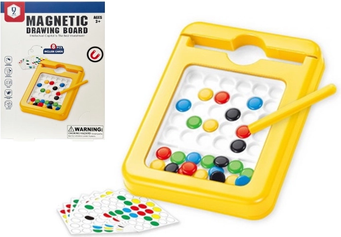 Magnetische mozaïek met stylus en voorbeeldkaarten