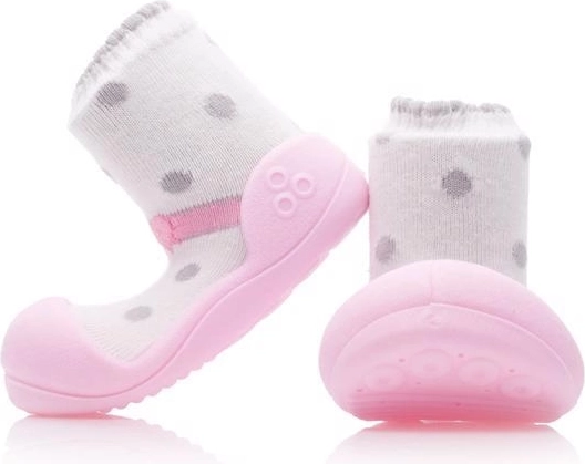 Attipas baby shoes Ballet Pink for first steps
