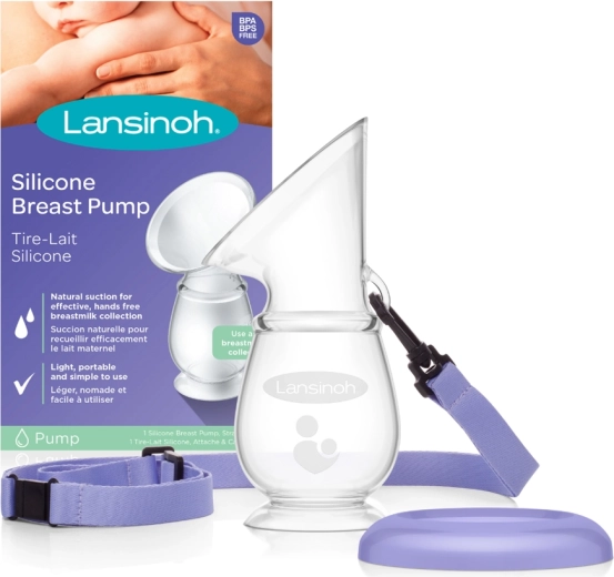 LANSINOH siliconen melkcollector voor moedermelk