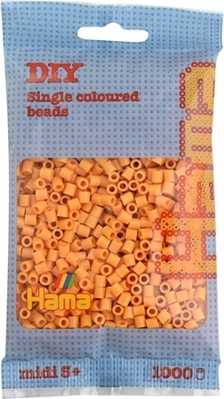 Hama Midi iron-on beads, orange, 1000 pcs