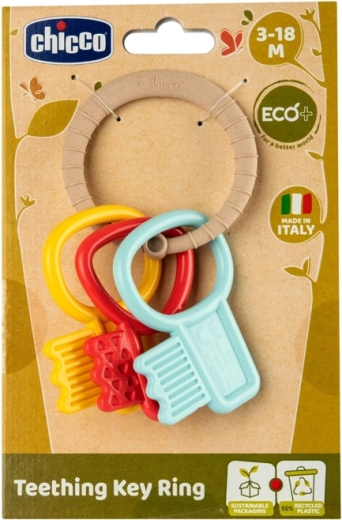 Chicco Eco+ Keys Teether for babies 3m+