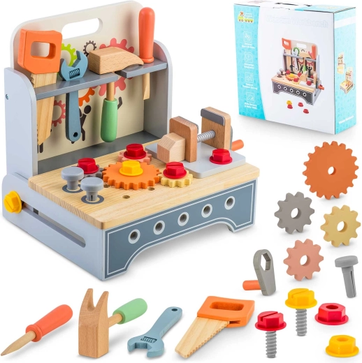 Établi pour enfants en bois avec outils RICOKIDS