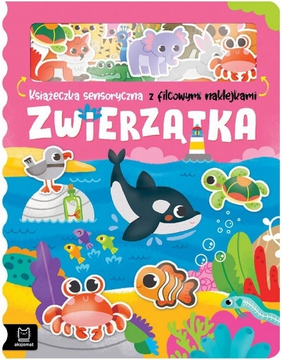 Animals – sensory book with felt stickers