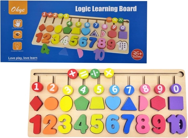 wooden logic game