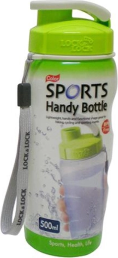 Plastic drinking bottle 500 ml green