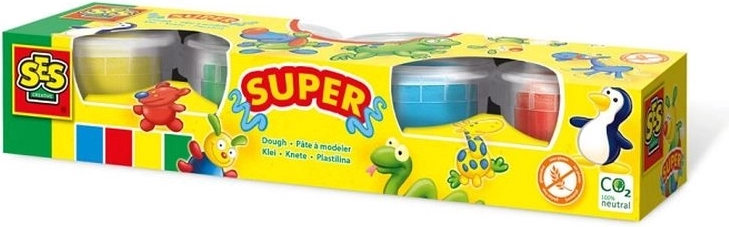 Pâte à modeler SES – set de 4 couleurs