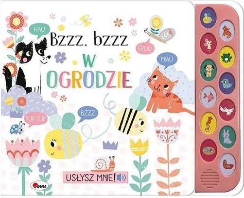 Hoor mij: bzz bzz in de tuin – kinder geluidenboek