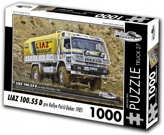 Puzzle RETRO-CARS LIAZ 100.55 D Rally Paris–Dakar 1000 pieces