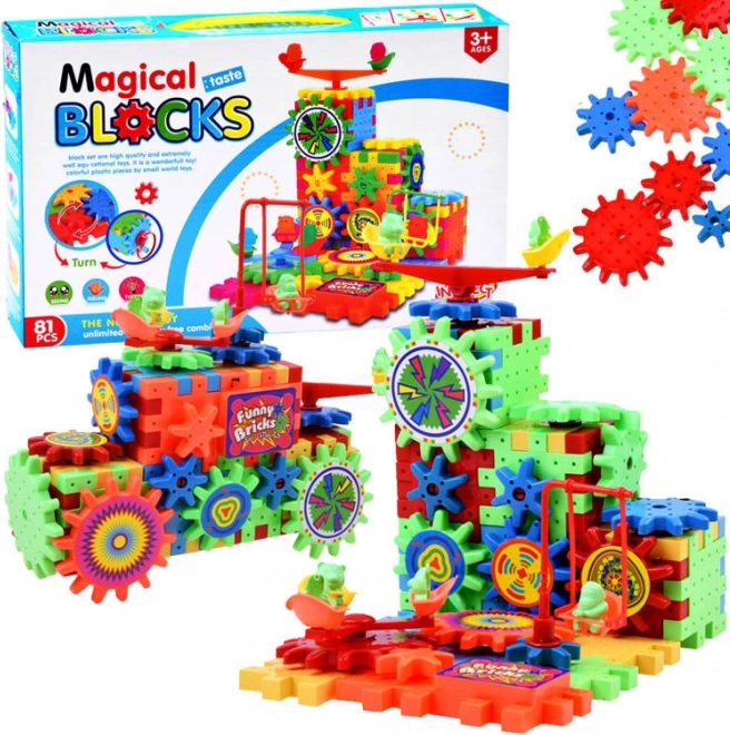 Colorful Building Blocks Waffle for Small Children
