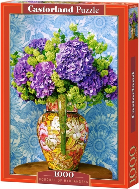 Puzzle 1000 pièces - Bouquet d’hortensias