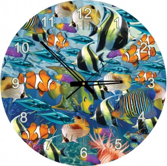 Puzzle Clock World of Sea Fish 570 Pieces