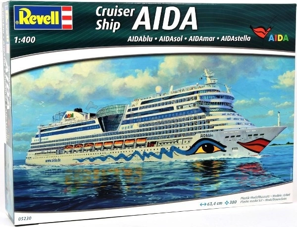 Maquette en plastique du navire AIDA Cruiser
