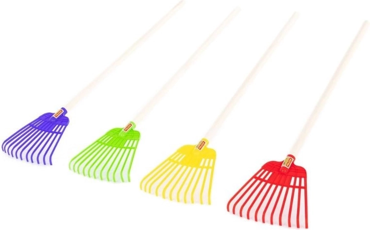 Râteau pour enfants avec manche en bois