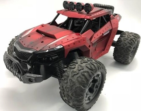 RC terreinwagen Pioneer 1:12 met camera – rood