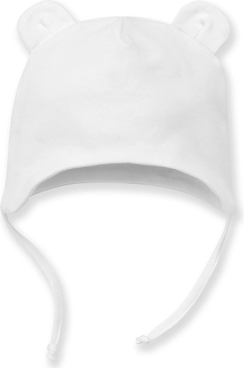 Pinokio Mütze mit Ohren zum Binden Lovely Day weiß, Gr. 50