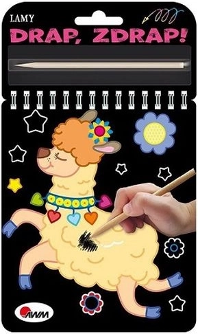 Scratch, Scratch! Llamas – a creative scratch-art book for kids