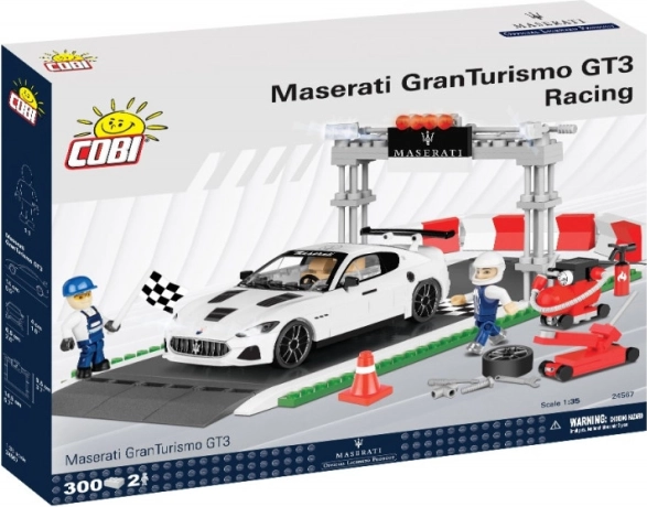 Bouwset maserati gran turismo gt3 racing – startgrid en paddock van cobi (1:35)