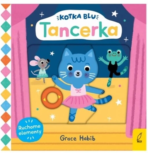 Blue Kitty the Dancer – an interactive board book with moving parts