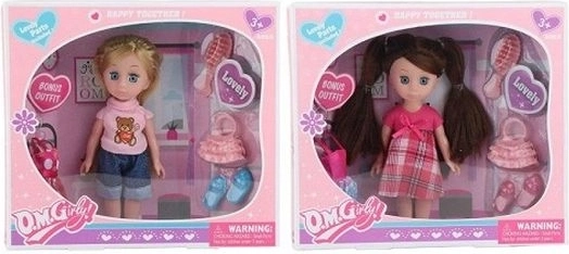 OMGirly dolls with accessories (2 pcs)