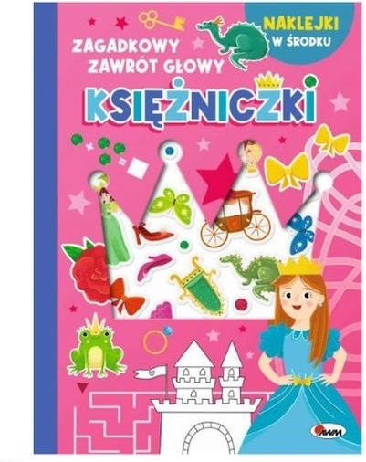 The Princess’s Mind-Boggling Puzzle Twist – Educational Activity Book with Tasks and Raised Stickers