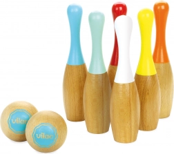 Vilac wooden skittles – set of 6