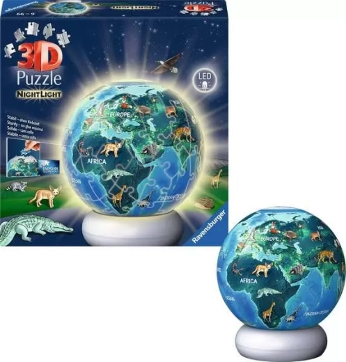 Ravensburger glowing 3D puzzle Night Earth 72 pieces